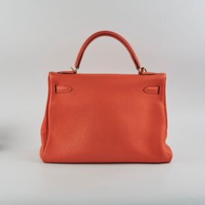 Hermes Kelly 32 Feu T Stamp | Luna Bags
