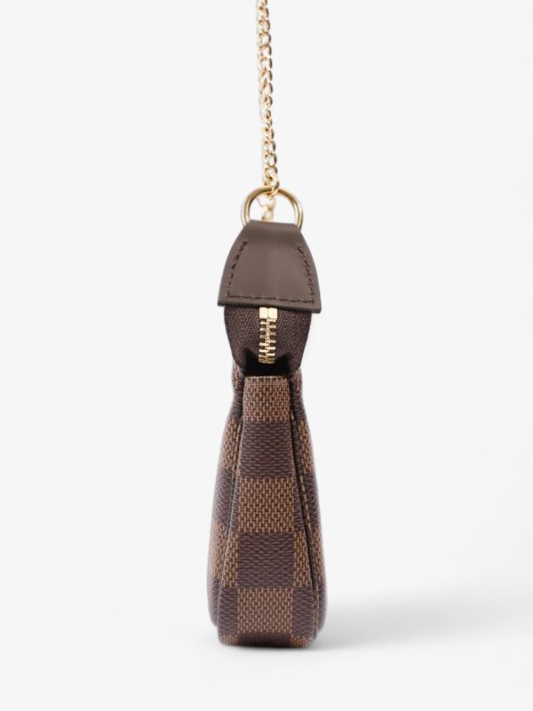 Louis Vuitton Mini Pochette Accessoires Damier Ebene Coated Canvas | Luna Bags