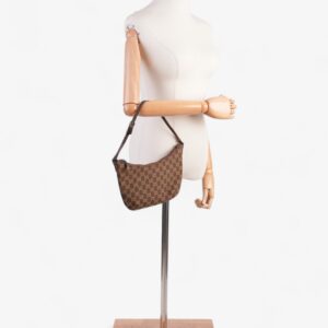 Gucci GG Shoulder Bag GG Supreme / Brown Canvas | Luna Bags