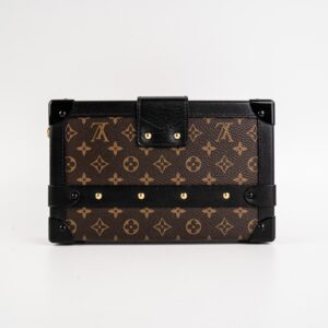 Louis Vuitton Petite Malle Monogram Clutch Bag | Luna Bags