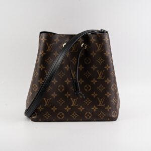 Louis Vuitton Neo Noe Black Monogram Shoulder Bag | Luna Bags