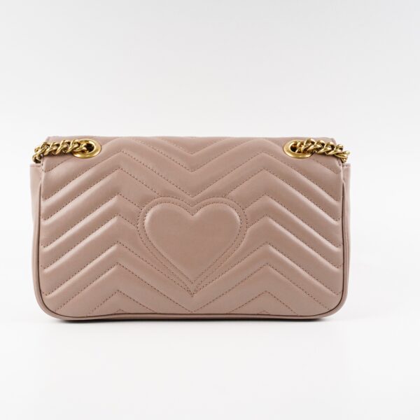 Gucci GG Marmont Matelasse Dust Pink Shoulder Bag | Luna Bags