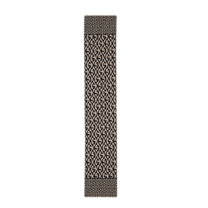 Gucci GG Rhombus Logo Jacquard Scarf in Ivory and Black | Luna Bags