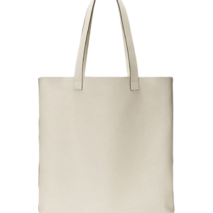 Gucci Logo Print Leather Tote Bag in White | Luna Bags