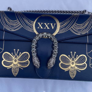 Gucci Dionysus Hand Painted Shoulder Bag in Blue Agate | Luna Bags