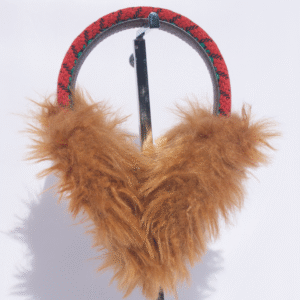 Gucci Houndstooth Wool Earmuffs with Interlocking G | Luna Bags