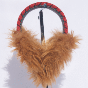 Gucci Houndstooth Wool Earmuffs with Interlocking G | Luna Bags