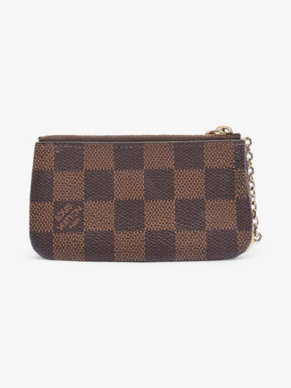 Louis Vuitton Pochette Cles Coin Purse Damier Ebene Coated Canvas | Luna Bags