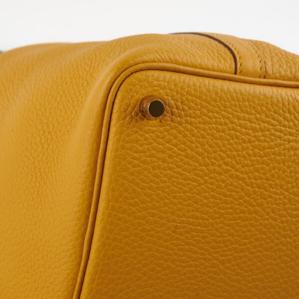 Hermes 18 Picotin Jaune Amber Y Stamp 2020 | Luna Bags