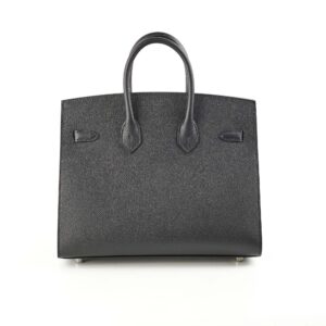 Hermes Birkin 25 Black W Stamp 2024 | Luna Bags