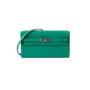 Hermes Kelly To Go Vert Jade - U Stamp 2022 | Luna Bags