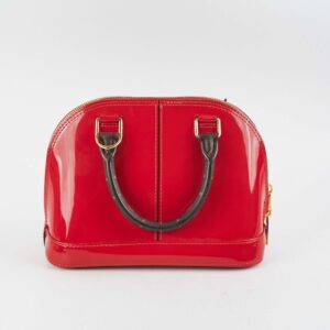 Louis Vuitton Alma BB Vernis Lisse Patent Red | Luna Bags