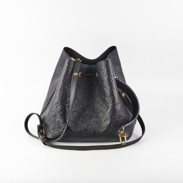 Louis Vuitton NeoNoe MM Monogram Empreinte Black | Luna Bags