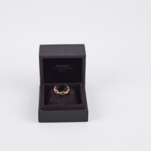 Hermes Chaine D'ancre Ring Size 55 Rose Gold | Luna Bags