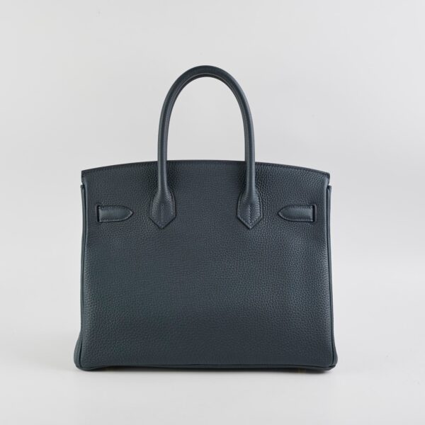 Hermes Birkin 30 GHW Vert Rousseau Togo -D Stamp | Luna Bags