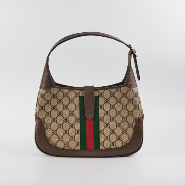Gucci x Balenciaga Jackie Small Monogram | Luna Bags