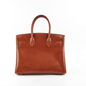 Hermes Birkin 30 Barenia FauveLeather - Square G Stamp (2003) | Luna Bags