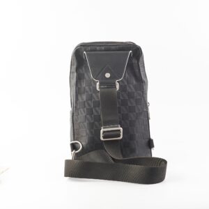 Louis Vuitton Avenue Men's Sling Bag Damier Ebene Navy | Luna Bags