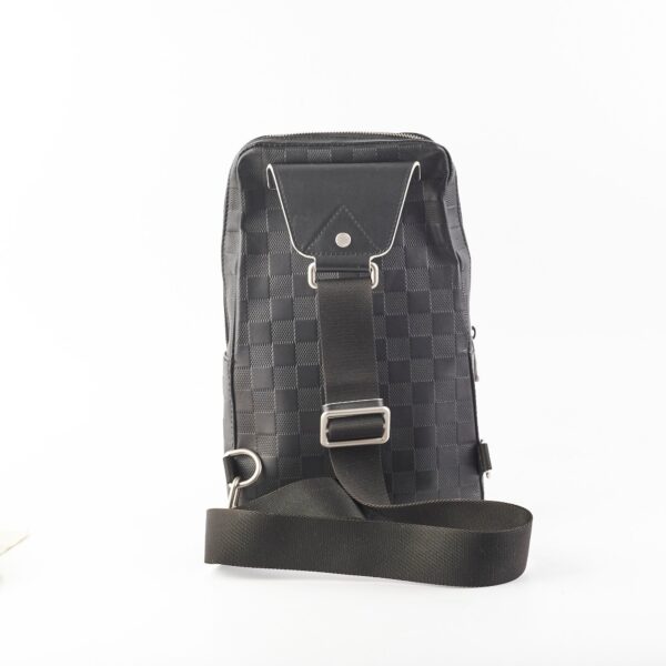 Louis Vuitton Avenue Men's Sling Bag Damier Ebene Navy | Luna Bags