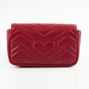 Gucci Super Mini Marmont Red Crosbody | Luna Bags