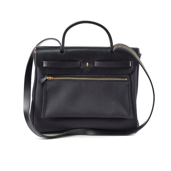 Hermes Herbag Zip 31 Bag Noir | Luna Bags