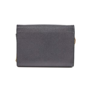 Gucci Marmont Black Leather Wallet On Chain WOC | Luna Bags