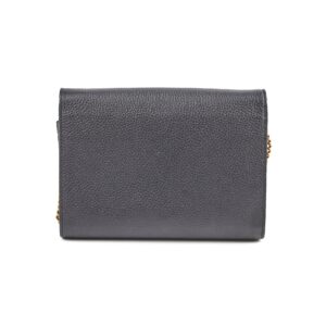 Gucci Marmont Black Leather Wallet On Chain WOC | Luna Bags