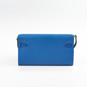 Hermes Kelly To Go Epsom/Alligator Mykonos/Bleu Zellige 2021 | Luna Bags
