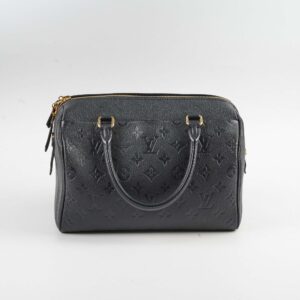 Louis Vuitton Speedy 25 Monogram Empreinte Leather Black | Luna Bags