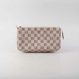 Louis Vuitton Pochette Damier Azur Shoulder Bag | Luna Bags