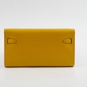 Hermes Kelly To Go Yellow Epsom  - Stamp Z | Luna Bags