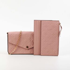 Louis Vuitton Felicie Pochette Pink | Luna Bags