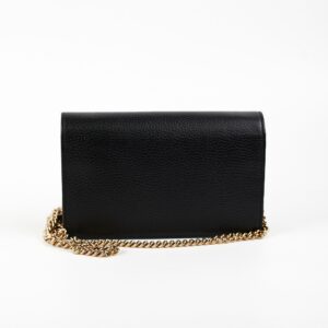 Gucci Black Wallet On Chain WOC | Luna Bags