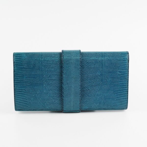 Hermes Medor Lizard Clutch - R Stamp 2014 | Luna Bags