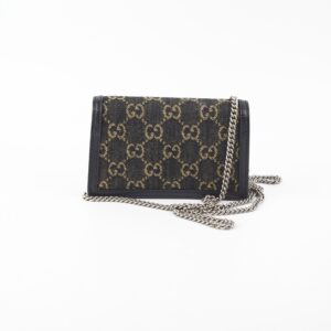 Gucci Dionysus Super Mini GG Shoulder Bag Black | Luna Bags