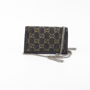 Gucci Dionysus Super Mini GG Shoulder Bag Black | Luna Bags