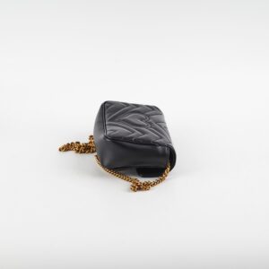 Gucci Super Mini Marmont Black | Luna Bags