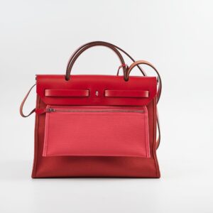 Hermes Herbag 31 Red - Z Stamp | Luna Bags