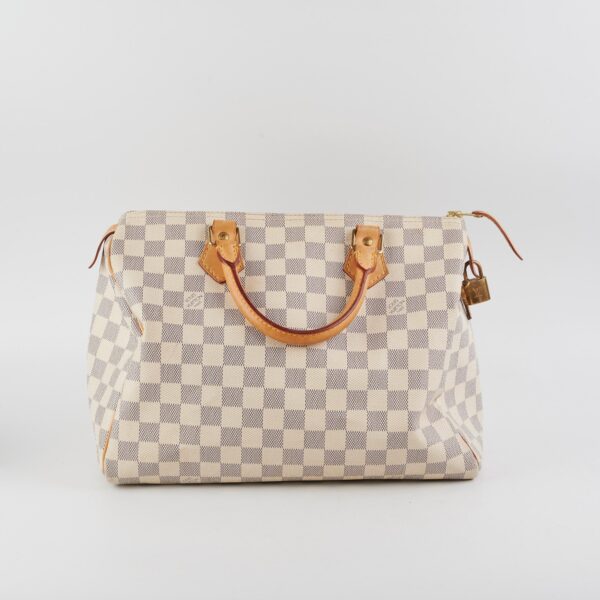 Louis Vuitton Speedy 30 Damier Azur | Luna Bags