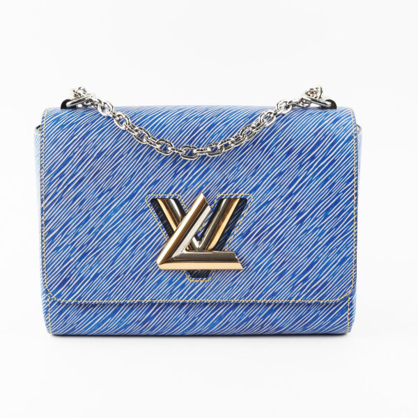 Louis Vuitton LV Twist MM Blue Epi Leather | Luna Bags
