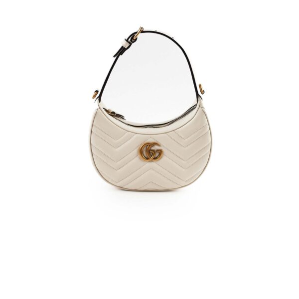 Gucci Marmont Mini Shoulder Bag Ivory | Luna Bags