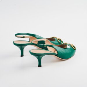 Gucci Jade Green Slingback S12 | Luna Bags