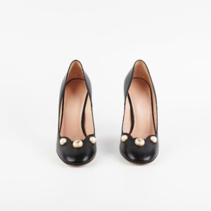 Gucci Black Pearl Heels | Luna Bags