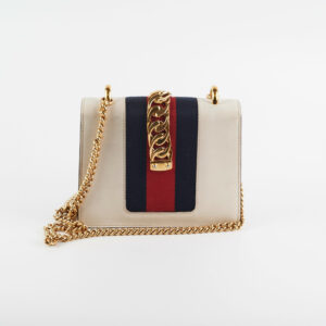 Gucci Mini Sylvie Bag Cream | Luna Bags