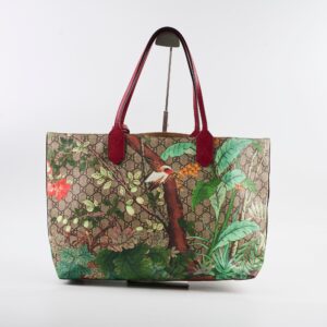 Gucci GG Supreme Tian Monogram Medium Tote | Luna Bags