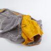 Hermes Grey/Yellow 140cm Scarf | Luna Bags - Image 4