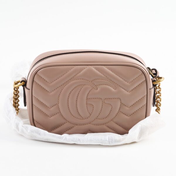 Gucci GG Marmont Mini Shoulder Bag Pink | Luna Bags