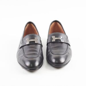 Hermes Paris Loafers Black Size 41 | Luna Bags