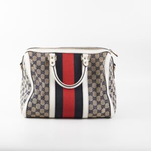 Gucci Boston Bag Red/Black | Luna Bags