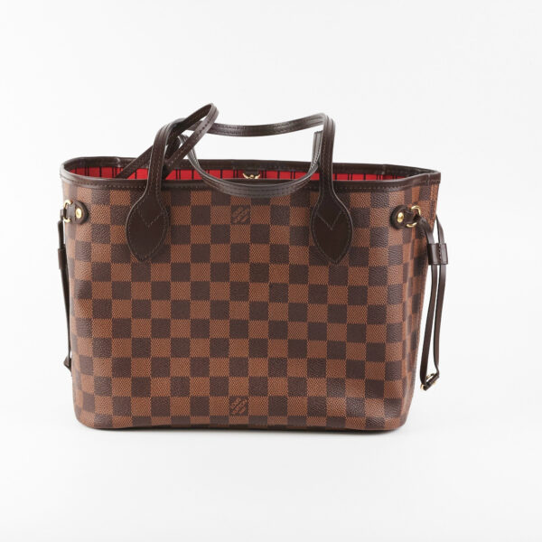 Louis Vuitton Neverfull PM Damier Ebene Shoulder Bag | Luna Bags